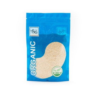 งาขาว ออร์แกนิค ตรามิสเตอร์แอนด์มิสซีส 200 กรัม/Organic White Sesame (Mr.&amp;Mrs.Brand) 200 g