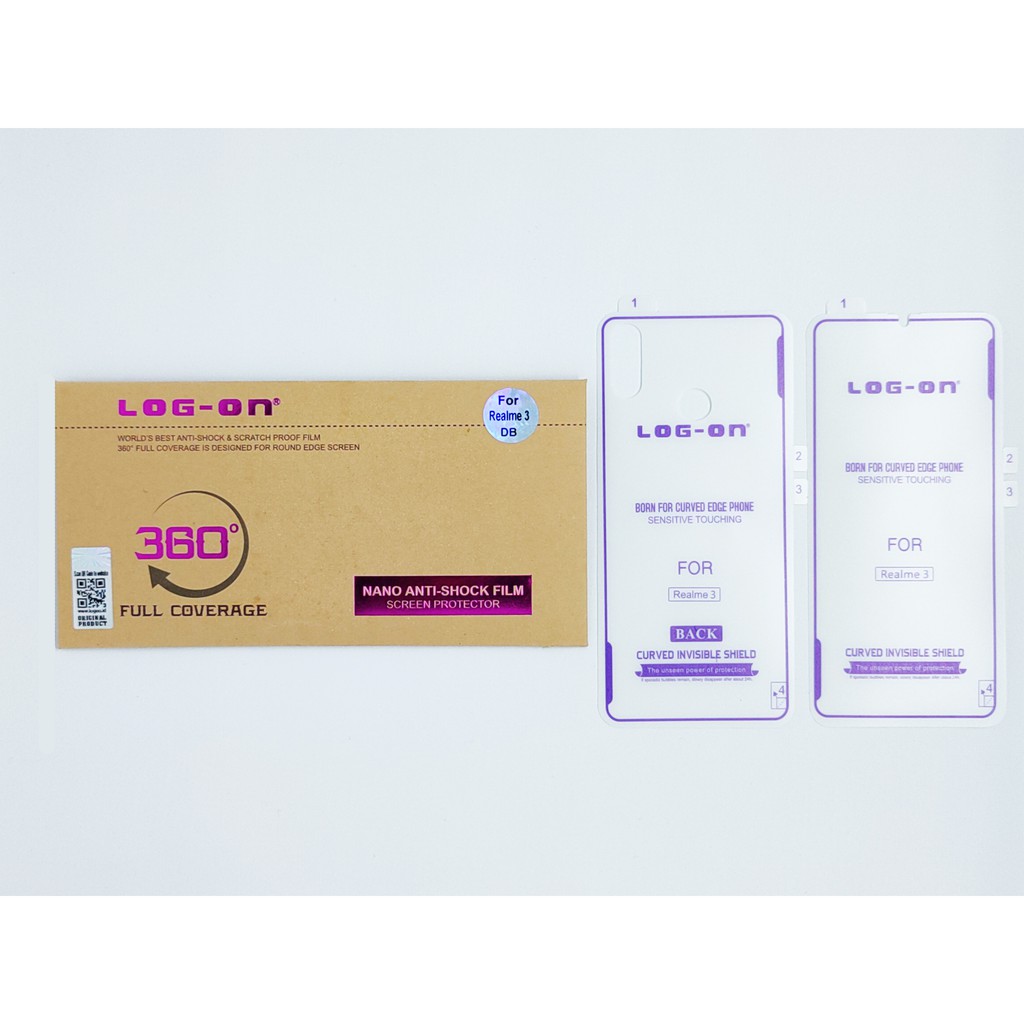 LOG ON ANTISHOCK REALME 3 DB ANTI SCRATCH JELLY