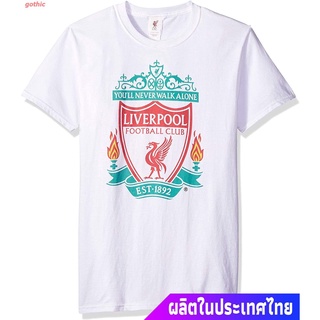 【🔥🔥】เสื้อยืดกีฬา Fifth Sun Official Liverpool Fc Full Color Logo Mens Tee Popular T-shirts