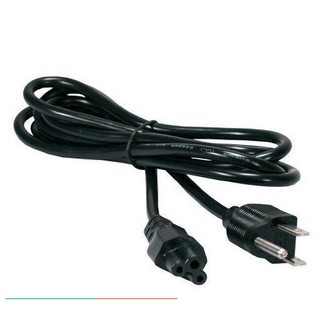 สาย Cable POWER AC for Notebook 3 รู อย่างหนาพิเศษ 1mm. ยาว1.8M สำหรับคอมพิวเตอร์โน๊ตบุ๊ค(สีดำ)