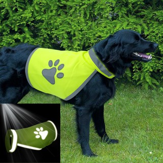 Dog Safety Reflective Vest Pet Jacket for Hunting High Visibility Hi Vis S M L Green