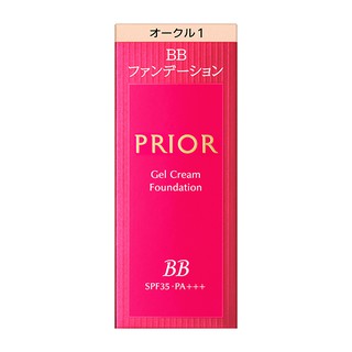 ✈เจลรองพื้นเนื้อบีบี Shiseido PRIOR Prior Beautiful Shiny BB Gel Cream 30กรัม