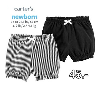 กางเกงขาสั้น เด็กแรกเกิด Carters nb พร้อมส่ง