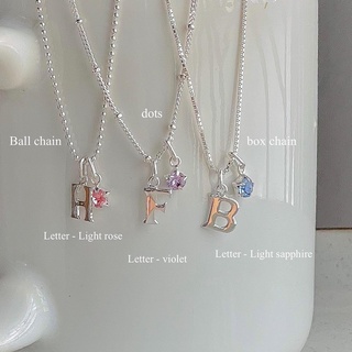 (code : 9SYSG ลด65.-) SissyJewelry // สร้อยคอเงินแท้ Customized necklace  (ใส่จี้ช่องหมายเหตุ) 🎁Free gift box🎁