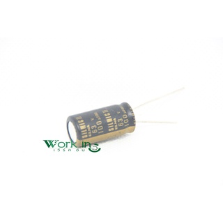 100UF  63V ELNA SILMIC II  Audio Grade คาปาซิเตอร์  ELNA Electrolytic Capacitor ตัวเก็บประจุ ออดิโอเกรด   อิเล็กโทรไลต์