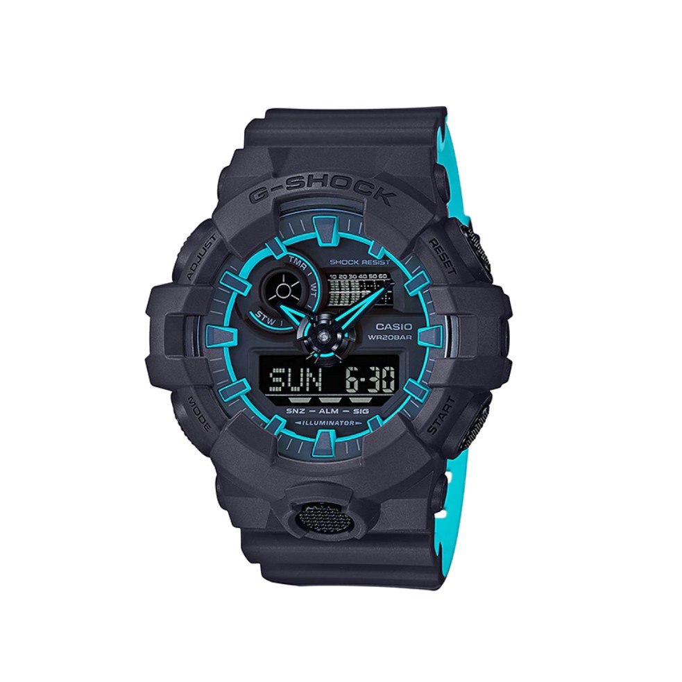 G-Shock นาฬิกาข้อมือผู้ชาย Casio G-Shock Special Color Black รุ่น GA-700SE-1A2DR