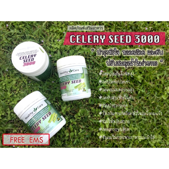 Celery seed 3000 healthy care