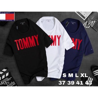 เสื้อยืด​คอกลม​ TOMMY