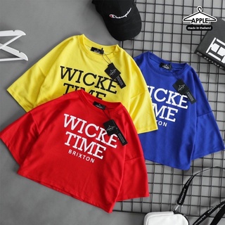 เสื้อครอป WICKE TIME เสื้อเอวลอย