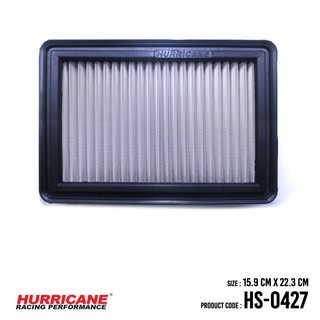 HURRICANE กรองอากาศสแตนเลสสตีล เฮอร์ริเคน รุ่น HS-0427 Honda	City		1.0L	19-20