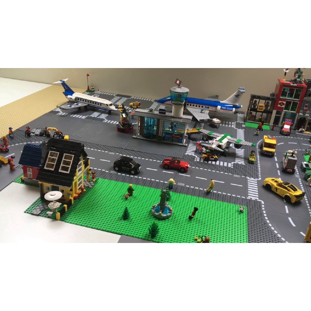 City Road Street Baseplate ใช้งานร่วมกับอนุภาคขนาดเล็กบล็อกตรง Crossroad Curve T-Junction Building Blocks แผ่นฐานของขวัญ ราคา ถูกที่สุด ดีลบีเคเค แกลเลอรีภาพที่ 6