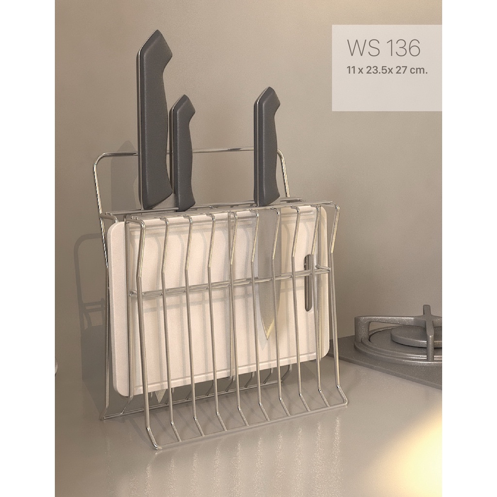 ที่เสียบมีดและวางเขียง WORK รุ่น WS136