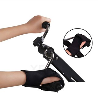 ถุงมือปั่นจักรยานกายภาพ แบบนิ้วสอด (Bicycle Hand Support) ถุงมือดึงรอกบริหารไหล่ กล้ามเนื้ออ่อนแรง