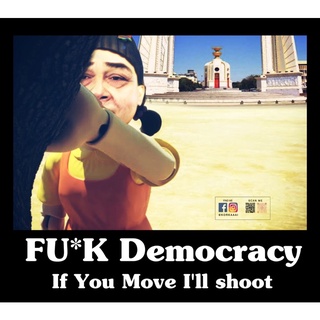 Fu*k Democracy  T-Shirt (Naja Game)