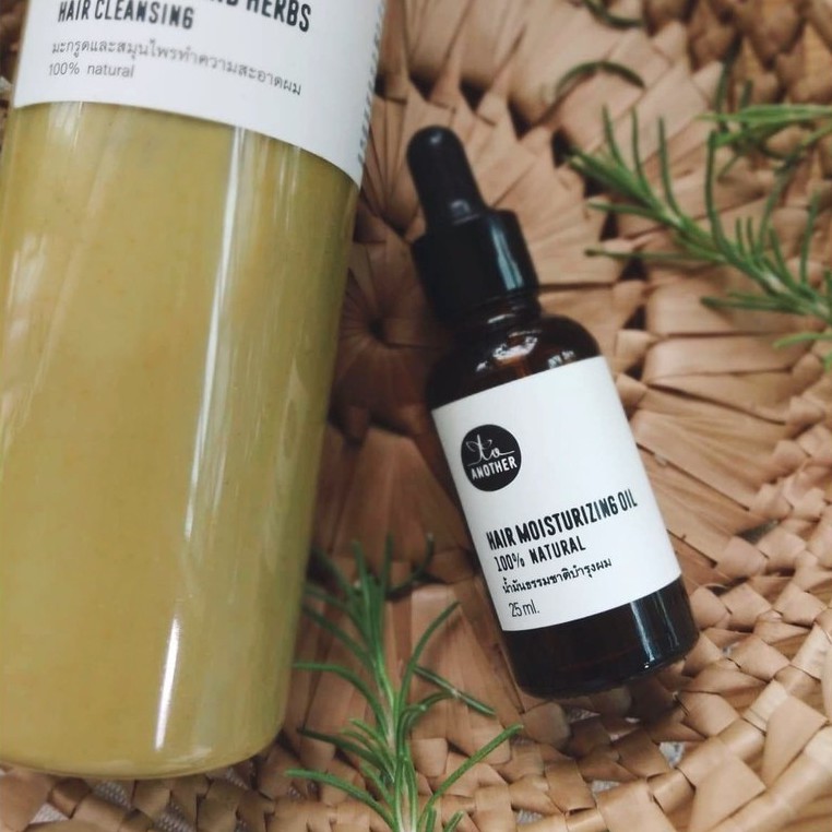 น้ำมันธรรมชาติบำรุงผม HAIR MOISTURIZING OIL organic no paraben no silicone