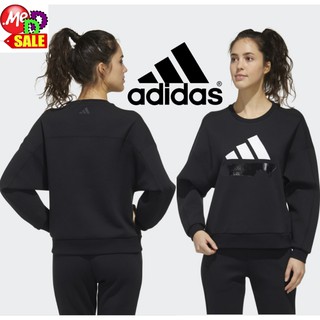 Adidas - ใหม่ เสื้อกันหนาวครอปแบบสวม ADIDAS REBEL / VRCT CREW SWEATSHIRT GG3394 EA0416 DX8419