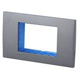 หน้ากาก เต้าเสียบปลั๊กไฟ 3 ช่อง SIEMENS 5TG9 860-7PB04 สีดำ