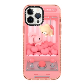 Casetify PINK&amp;VEN Love Catcher  13 Pro Max  Impact Case  สี: Sheer- Peach [13PMสินค้าพรีออเดอร์]