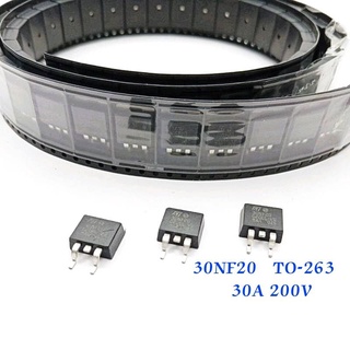 STB30NF20 30NF20  เป็นมอสเฟต N-chanal TO263 ทนกระแส 30A 200V  1ตัว