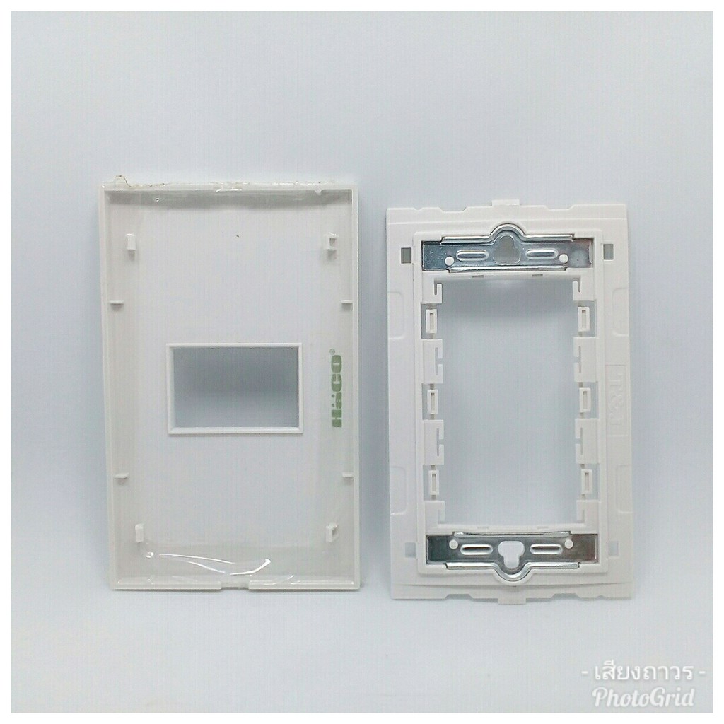 HACO แผงหน้ากาก 1 ช่อง ซีรี่ย์ deco รหัส W1111 - รูปที่ 3