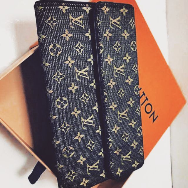 👝 LV Black Monogram Mini Lin Wallet(Limited)