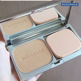 ซันเกรซ sungrace แป้งทาหน้าผสมรองพื้นและสารป้องกันแสงแดด