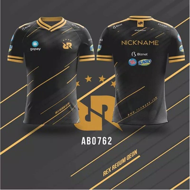 RRQ ESPORT GAMING JERSEY 2020 ฟรี NICKNAME