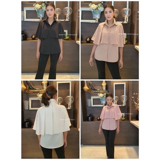 Cape Silky Blouse เสื้อคอปกเชิ๊ต