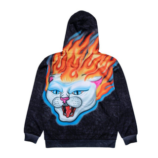 SLUM LTD - RIPNDIP Hell Ride Hoodie Black Mineral Wash