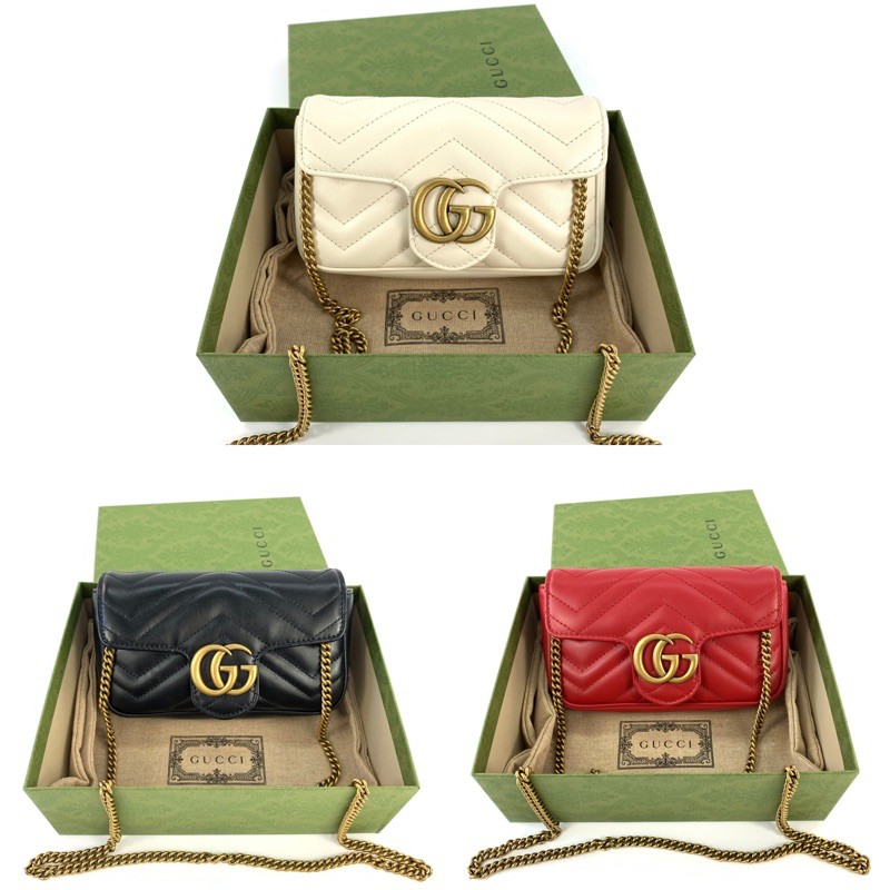 ของแท้100% ราคาถูก New Gucci marmont super mini