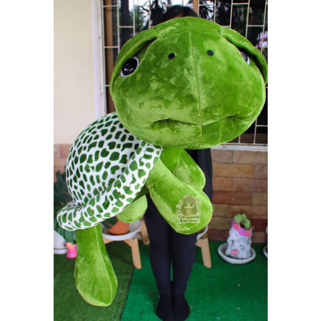 ตุ๊กตาเต่าแซมมี่ ผ้านุ่มทั้งตัวไซส์ใหญ่ 1 เมตร ด้านในยัดใยสังเคราะห์สีขาวนุ่ม