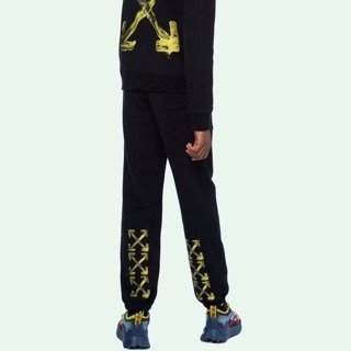 กางเกงoff white printed arrows sweaterpants