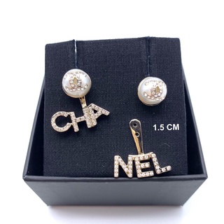 Chanel CHA NEL earrings ต่างหู ชาแนล ของแท้ ส่งฟรี EMS ทั้งร้าน