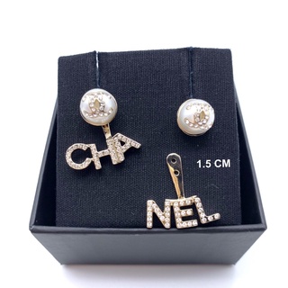 Chanel CHA NEL earrings ต่างหู ชาแนล ของแท้ ส่งฟรี EMS ทั้งร้าน