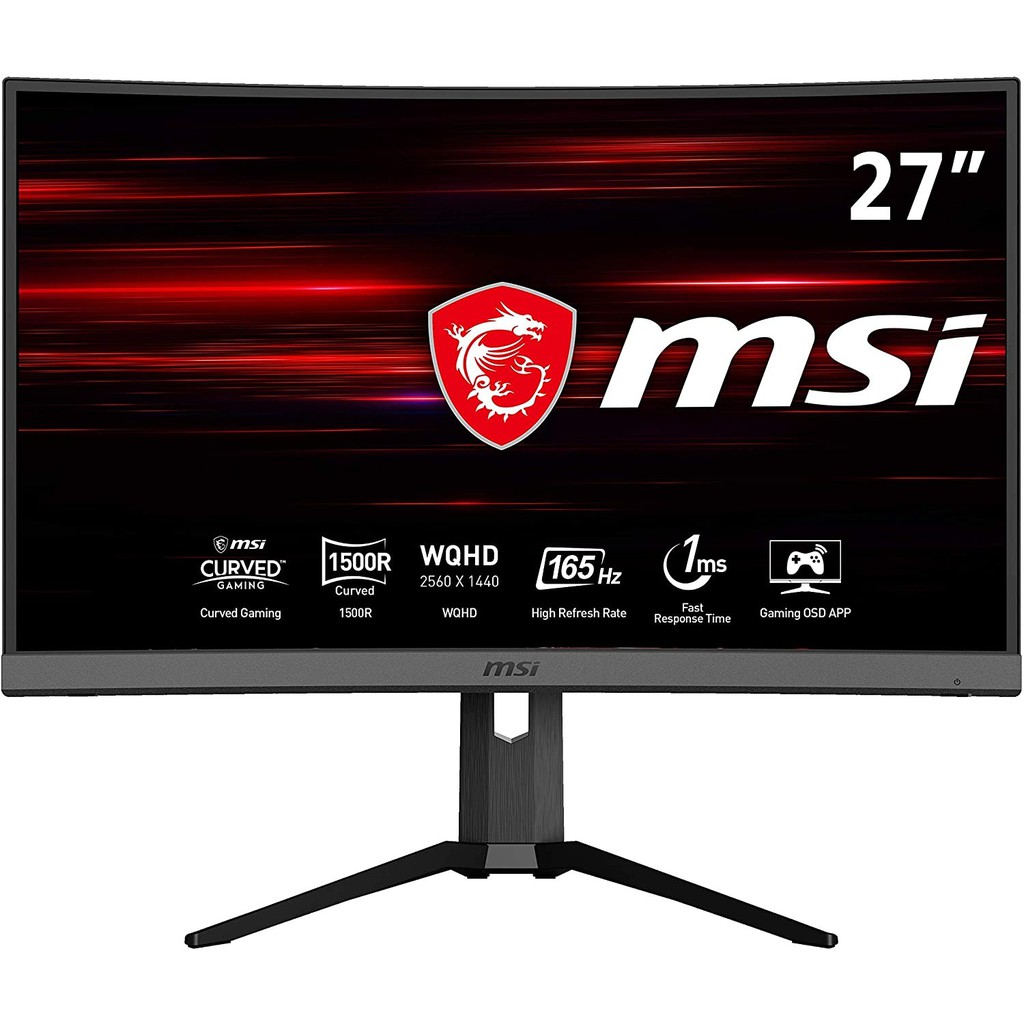 Monitor 27'' MSI Optix MAG272CQR (VA, HDMI, DP, USB-C) CURVE 165Hz