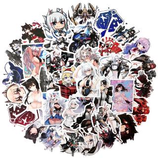 Azur Lane สติกเกอร์กันน้ำรูปแบบที่แตกต่างกัน, 50 ชิ้น