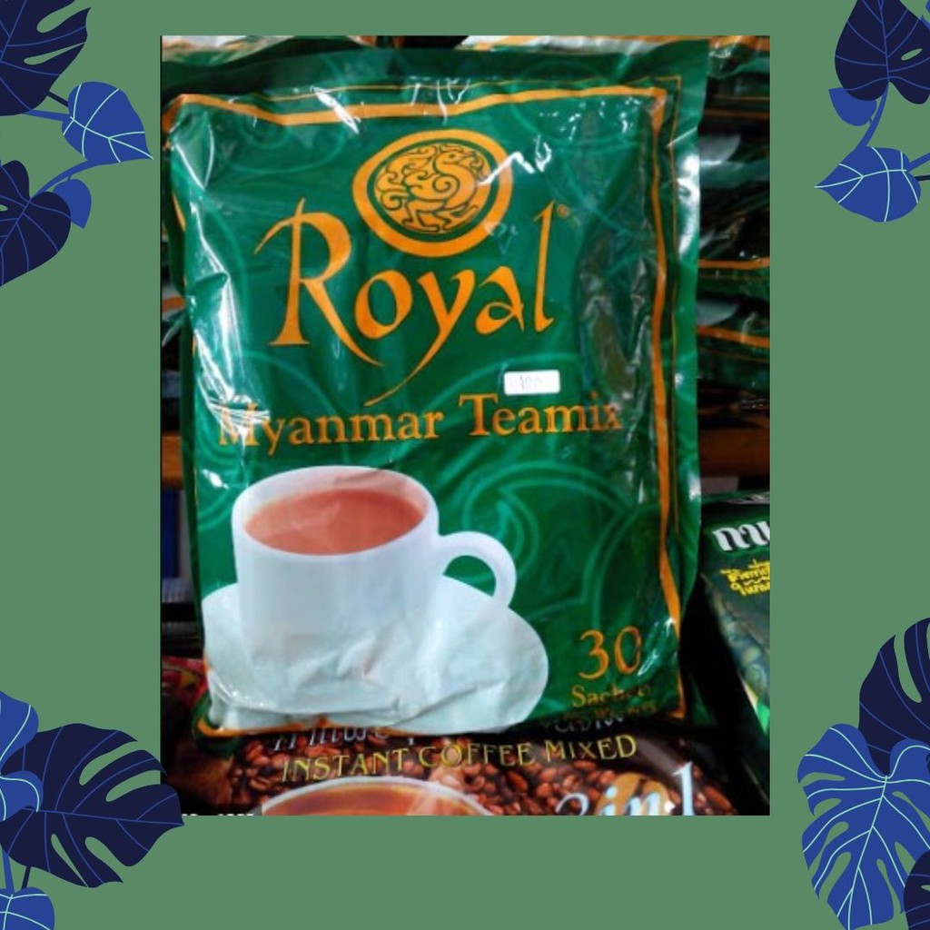 ชาพม่า สุดอร่อย Royal Myanmar Teamix 👍ชายอดฮิตอันดับ1ของพม่า อร่อย