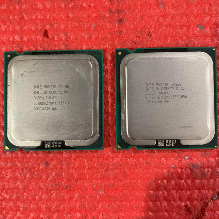 CPU Q8400  Q9550 Socket 775 ฟรี ซิลิโคน