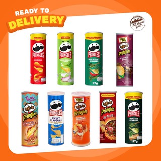 Pringles พริงเกิลส์มันฝรั่งทอดกรอบมีให้เลือกถึง  9 รสชาติ