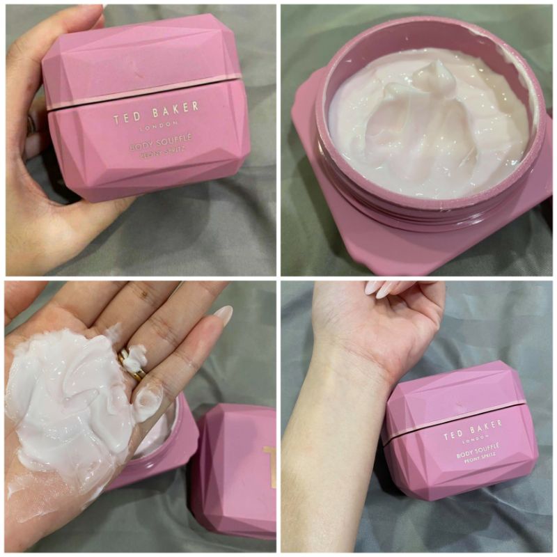 ครีมตัวหอม Ted baker London body soufflé peony spritz หอมหวานละมุน ติด