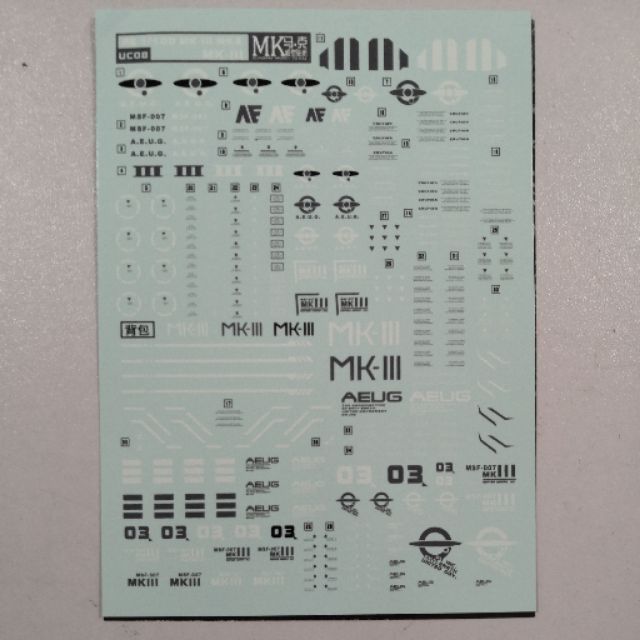 รูปลอกน้ํา 1/100 MK-III