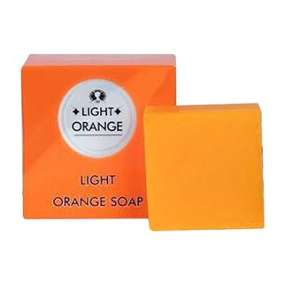 Light Orange Soap สบู่ส้ม สบู่ไลท์ไวท์