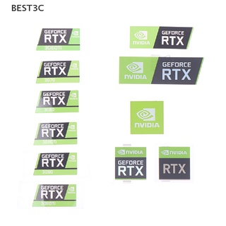 สติกเกอร์ฉลากการ์ดจอ BEST3C RTX 3090TI 3080TI 3070 3060 สําหรับแล็ปท็อป