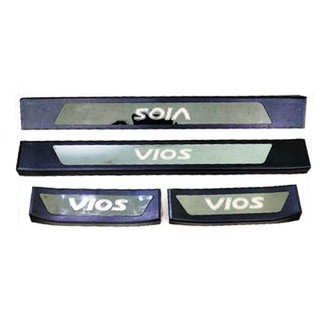 ชายบันได Toyota Vios 2013-2020 ชุบ+ดำด้าน