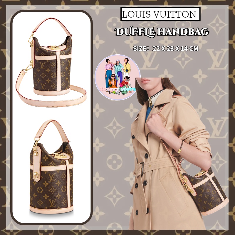 🎈หลุยส์ วิตตอง  Louis Vuitton DUFFLE กระเป๋าถือ/กระเป๋าสะพายไหล่/กระเป๋าสะพายข้าง