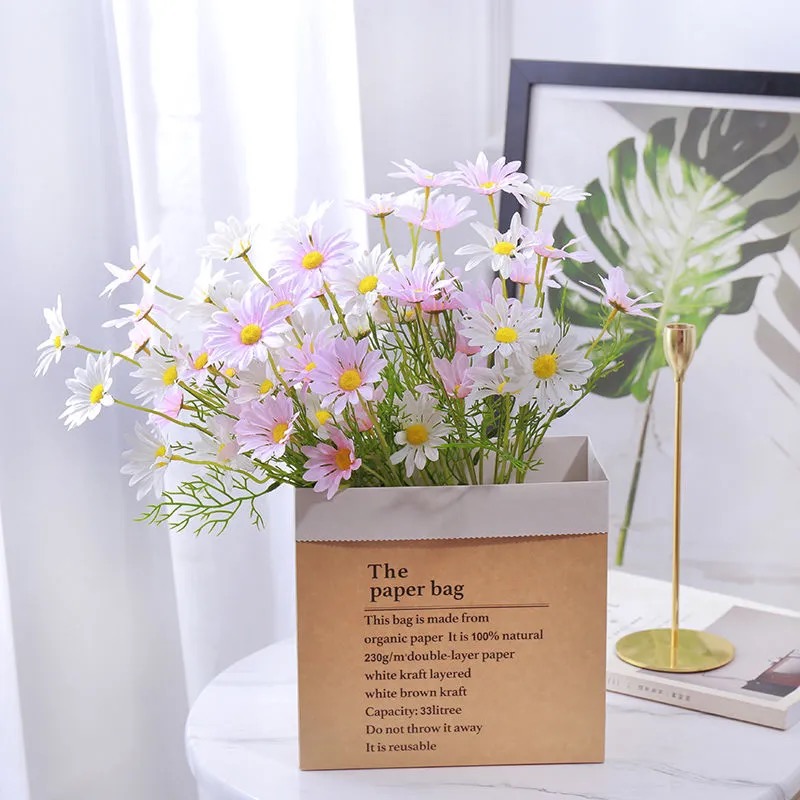 🌺น่ารัก🌺 5 สี เดซี่น้อย ดอกไม้ปลอม ดอกไม้ตกแต่งบ้าน ดอกไม้ประดิษฐ์ พร๊อปถ่ายรูป - รูปที่ 7