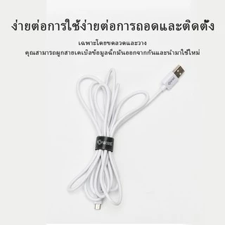 OWIRE สายรัดไนลอน สำหรับรัดเก็บสายอุปกรณ์อิเล็กทรอนิกส์ สายหูฟัง 1ชิ้น