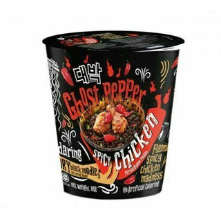 Daebak Ghost Pepper Spicy Chicken 80g ++ แทบัก โกสเปปเปอร์ สไปซี่ชิกเกน 80g