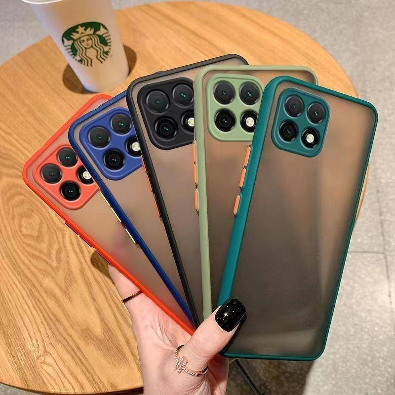 เคสขอบสีสวยๆ หลังขุ่น เคส VIVO V5 V15 Y71 V15Pro V17Pro V17 S1 V19