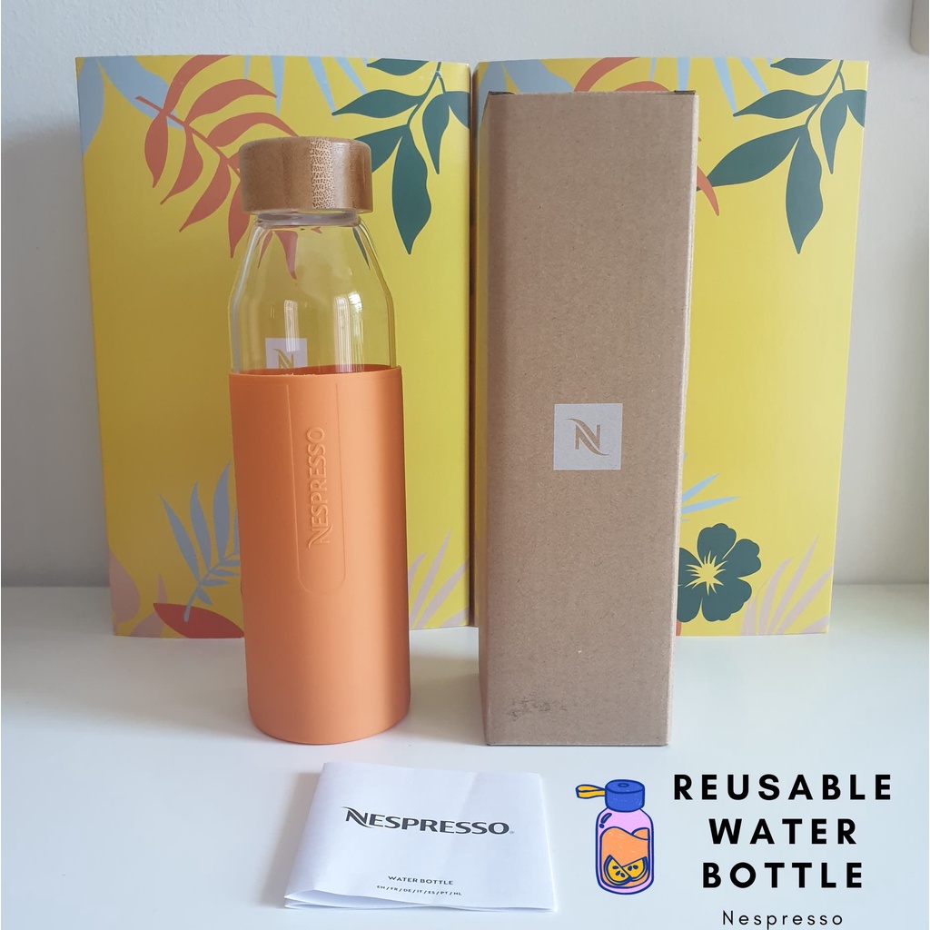 🍁พร้อมส่ง🍁ขวดน้ำ กระบอกน้ำ Nespresso  ของแท้ 💯Nespresso Reusable Water Bottle